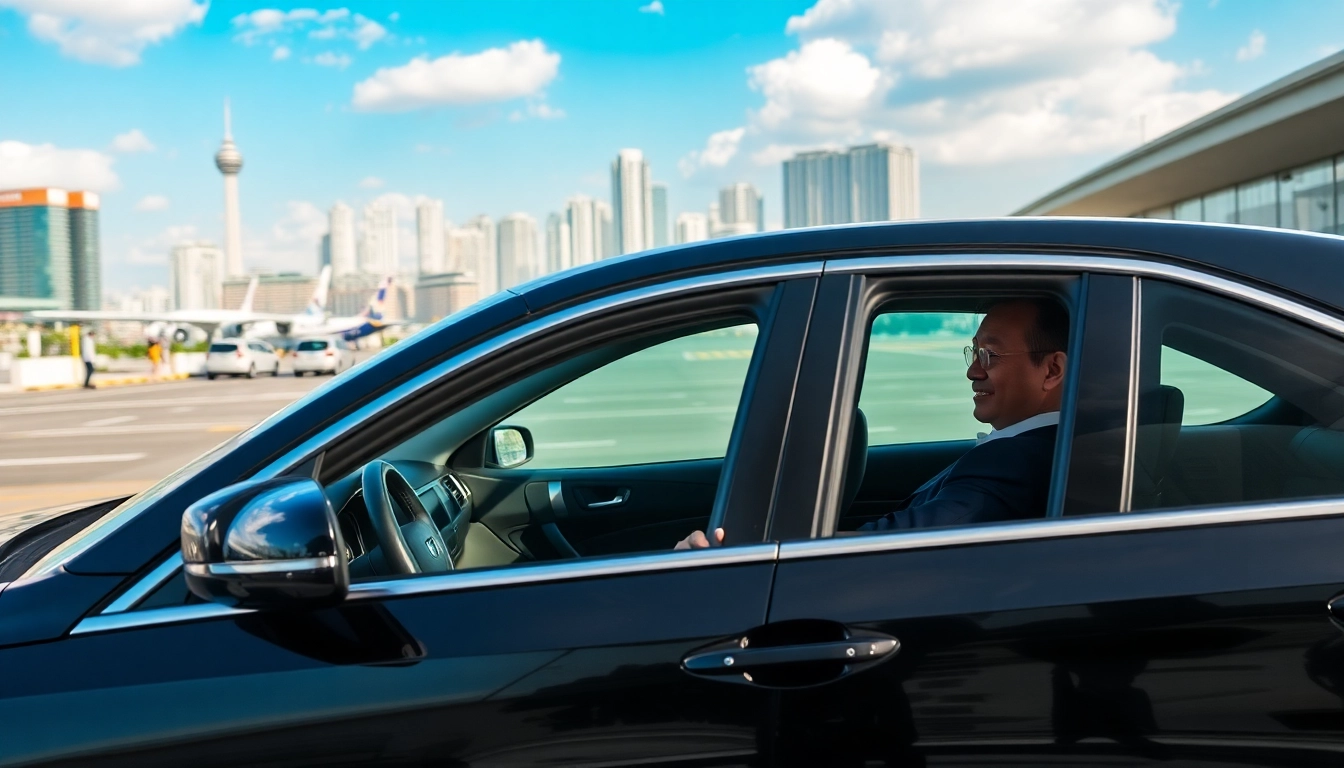 Experience luxury hire car with driver Manila in a sleek black sedan with a professional chauffeur.