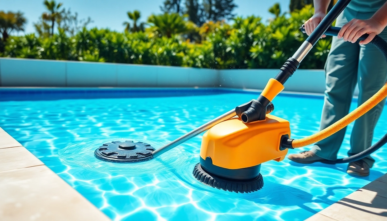 Expert pool cleaning service near me ensuring crystal-clear water and pristine pool surroundings.