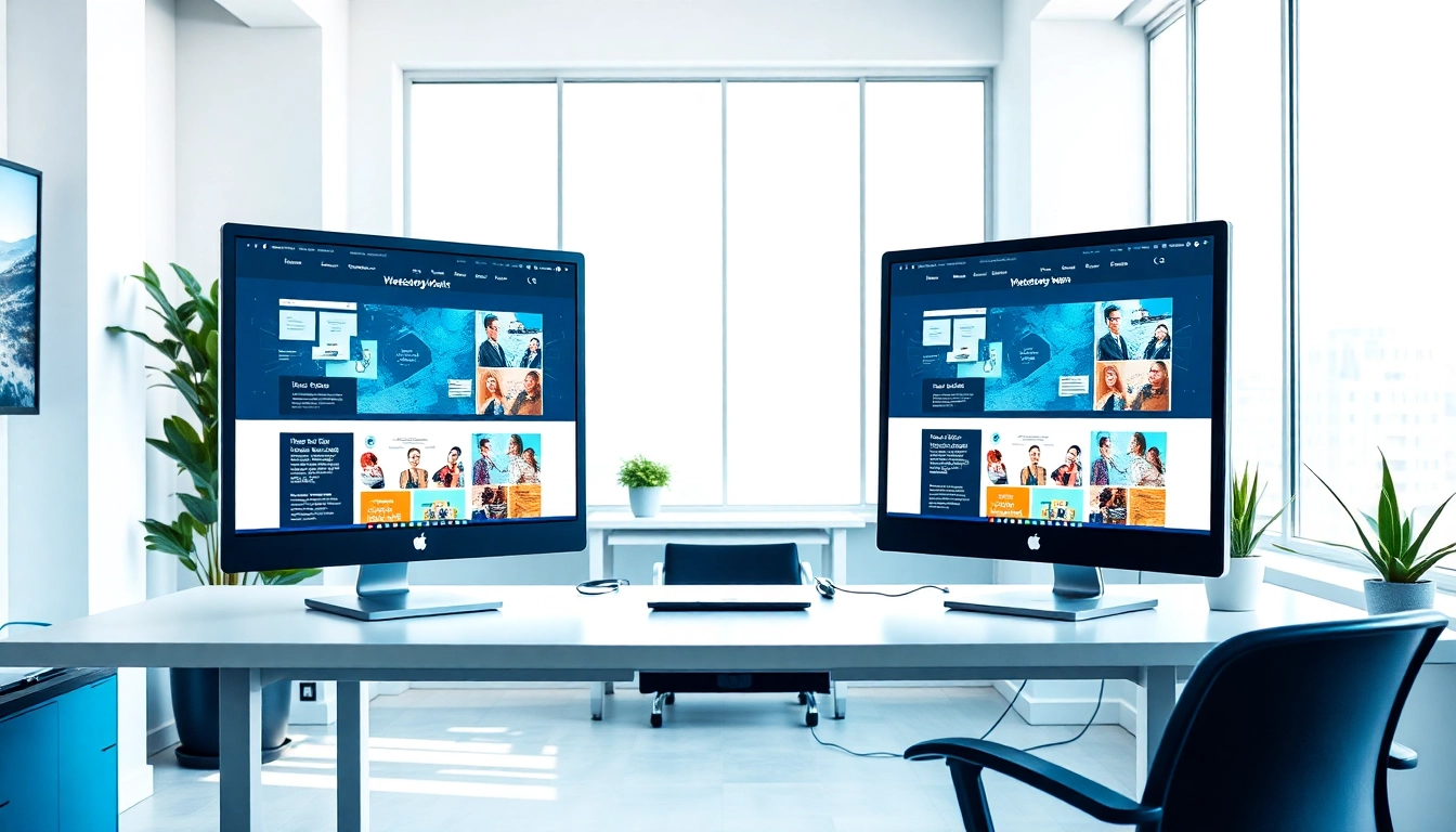 Enhancing edmonton web design capabilities in a professional studio setting.