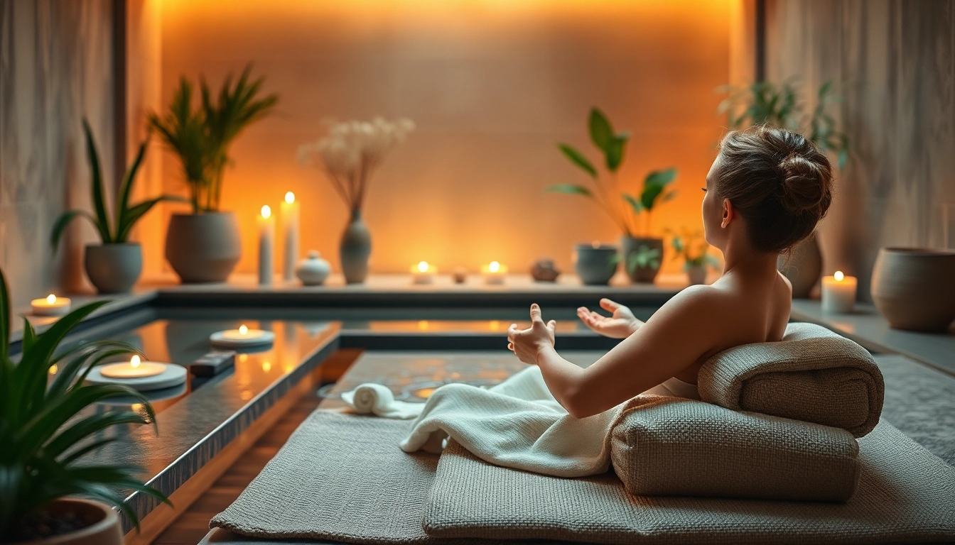 Heilfasten in einer entspannenden wellness Umgebung mit beruhigenden Elementen.