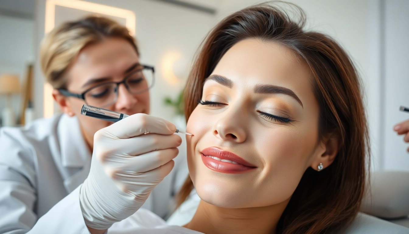 Enhance your beauty with facial balancing with fillers in a serene aesthetic treatment environment.