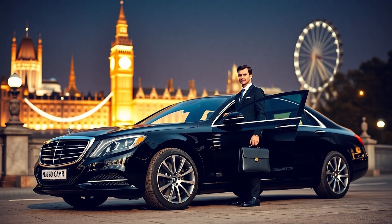 Hire a london chauffeur for luxurious travel in a stylish black car with professional service.