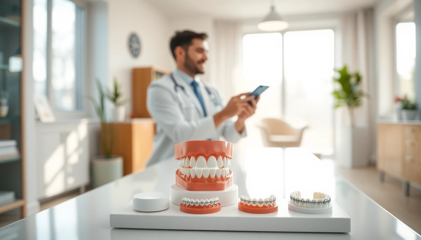 Learn about braces cost Myrtle Beach while an orthodontist consults with a patient.