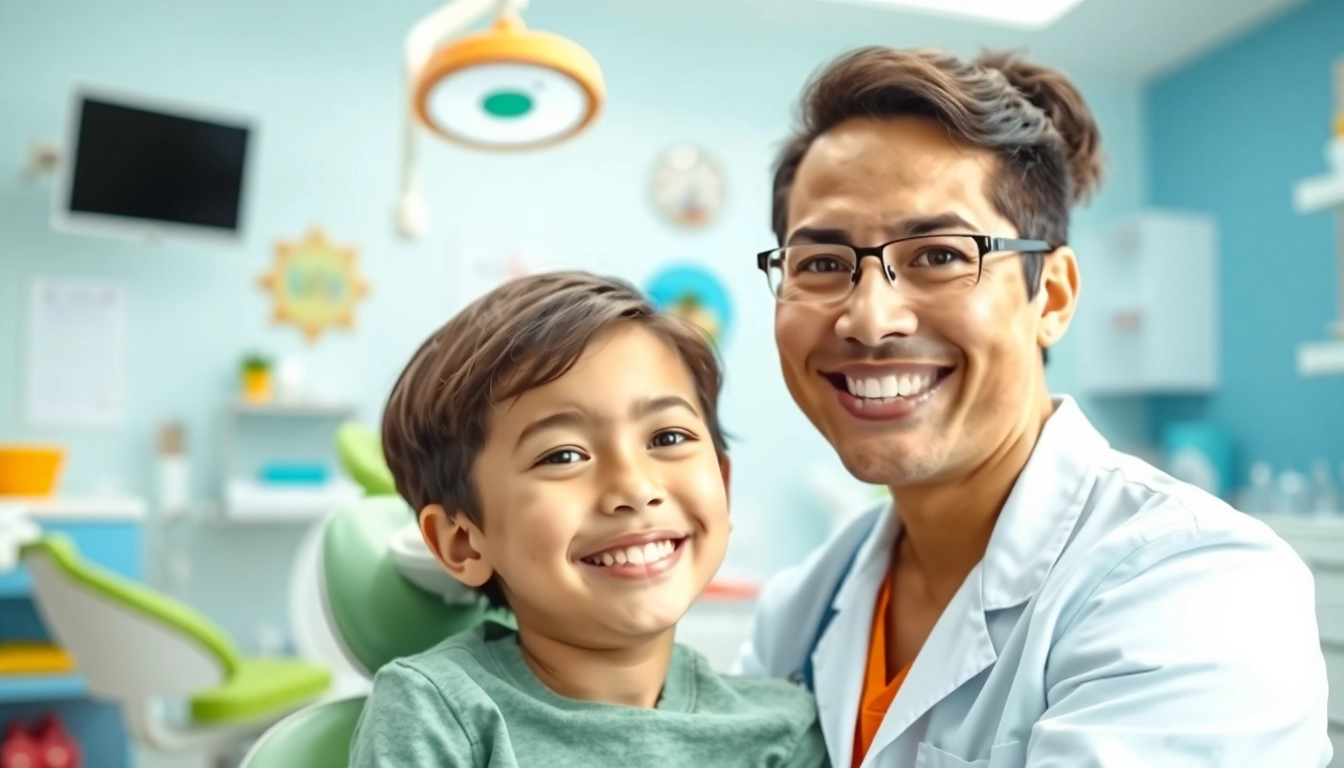 Consulting session between an orthodontist Myrtle Beach and a young patient in a friendly clinic.