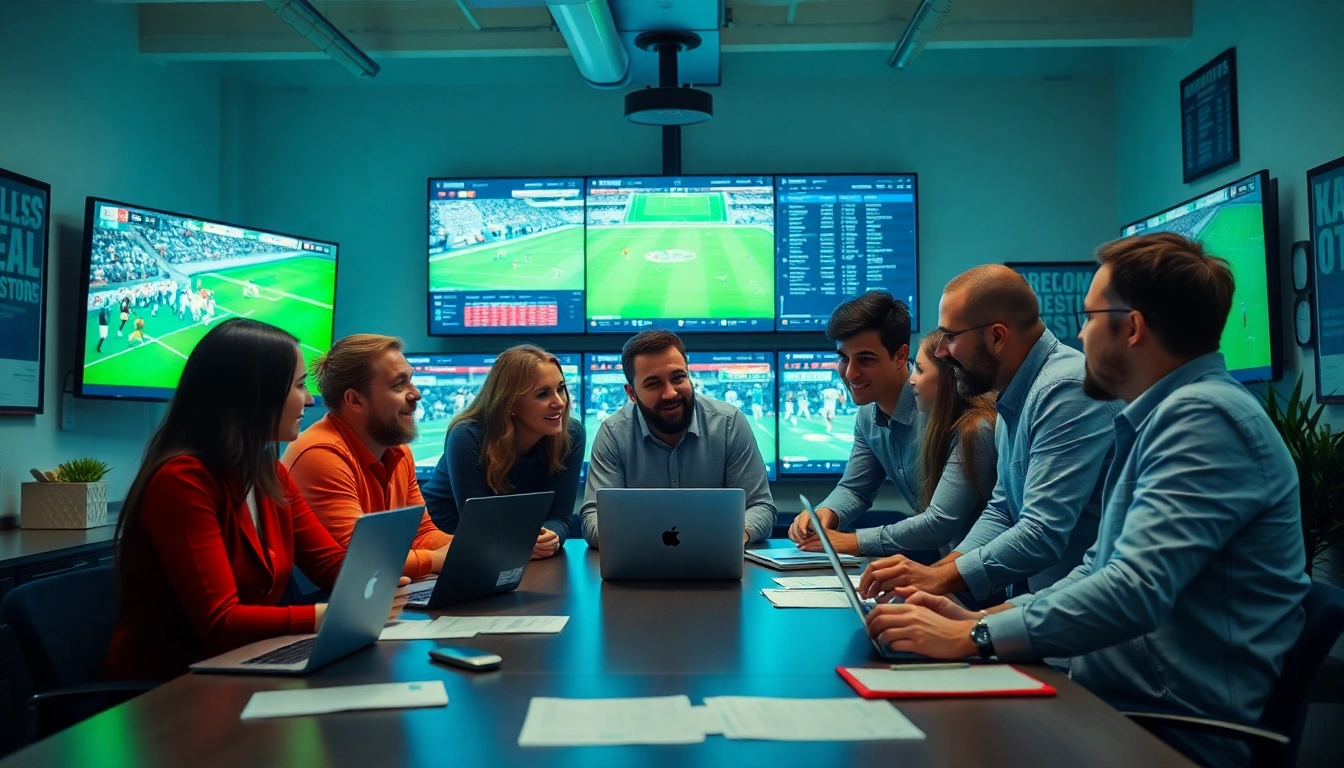 Analisa sports di 토토피아 토토가족방 dengan tim yang bersemangat dan interaksi digital yang dinamis.